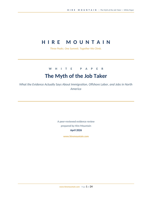 The Myth of the Job Taker — White Paper Cover